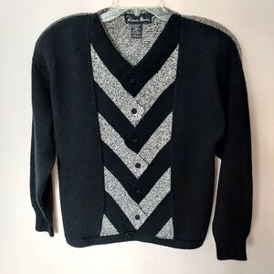 Richard Martin Vintage Lambswool blend button-down Cardigan Quiet Luxury Fancy